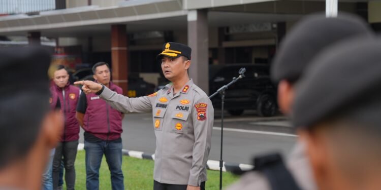 Libatkan TNI dan Satpol PP, Polres Batang Gelar Operasi Premanisme Skala Besar