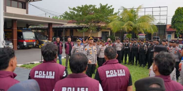 Libatkan TNI dan Satpol PP, Polres Batang Gelar Operasi Premanisme Skala Besar