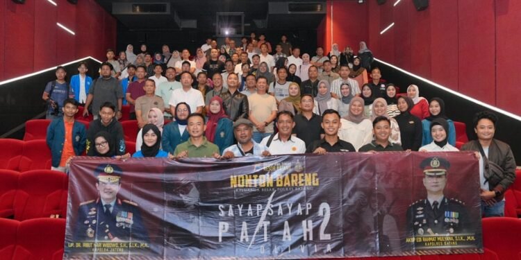 Nobar Sayap Sayap Patah 2, Kapolres Batang Ajak Pahami Polisi Juga Manusia