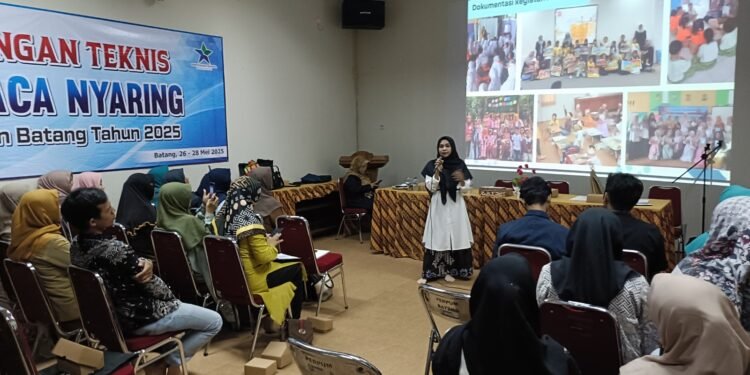 Strategi Membaca Nyaring, Upaya Disperpuska Batang Budayakan Literasi