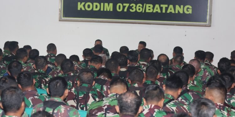 Bijak Dalam Bermedsos Dan Jauhi Judi Online, Jadi Penekanan Dandim Saat Berikan Jam Komandan