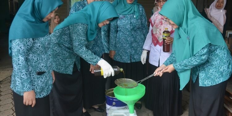 PKK Batang Gandeng PT GML Ubah Jelantah jadi Rupiah