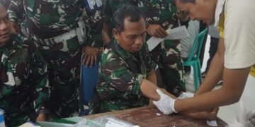 Peduli Kesehatan, Anggota Kodim Batang Cek Kesehatan