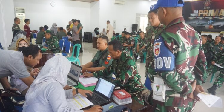Peduli Kesehatan Anggota, Kodim 0736/Batang Selenggarakan Cek Kesehatan Gratis
