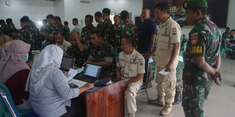 Peduli Kesehatan Anggota, Kodim 0736/Batang Selenggarakan Cek Kesehatan Gratis