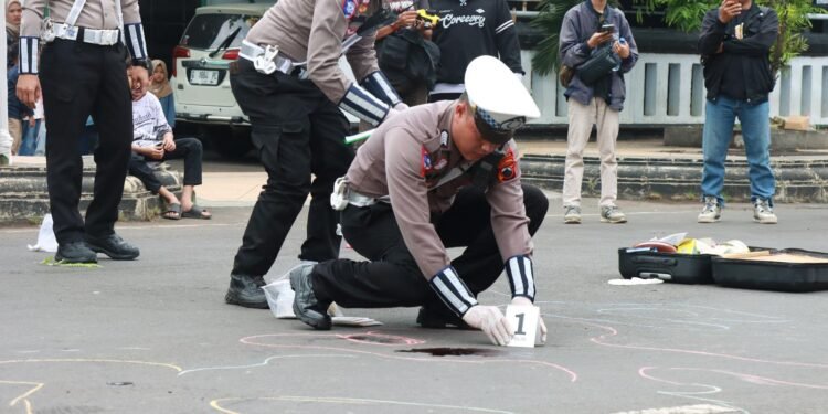 Dirlantas Polda Jateng Gelar Lomba TPTKP dan Olah TKP