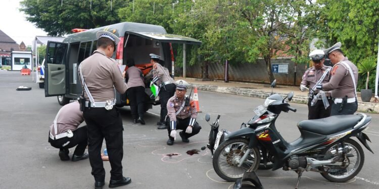 Dirlantas Polda Jateng Gelar Lomba TPTKP dan Olah TKP