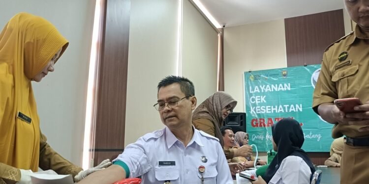 Gandeng Dinkes, BNNK Batang Pantau Kesehatan Anggota