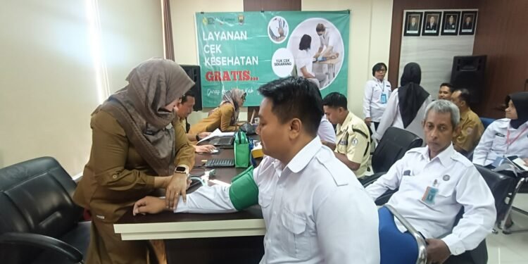 Gandeng Dinkes, BNNK Batang Pantau Kesehatan Anggota