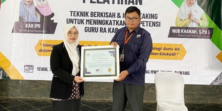 Tingkatkan Kapasitas, Pendidik RA Batang Dilatih Metode Berkisah