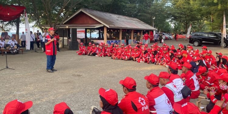 Ratusan Relawan Ikuti Latihan Gabungan PMI Korwil 3 Jawa Tengah di Batang