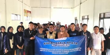 KKN-T IPB 2025 Warnai Desa Wonomerto Dengan Aksi Biru Nyata