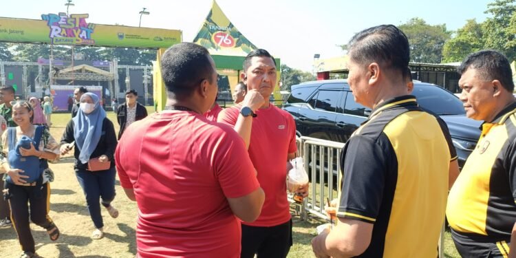 Ratusan Personel Gabungan Siap Pastikan Kenyamanan Konser Denny Caknan