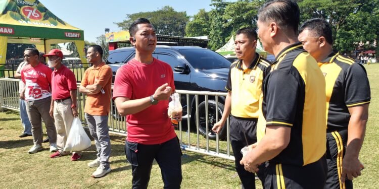 Ratusan Personel Gabungan Siap Pastikan Kenyamanan Konser Denny Caknan