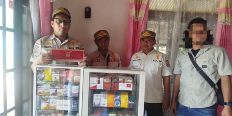 Satpol PP Batang Berhasil Amankan Belasan Ribu Rokok Ilegal
