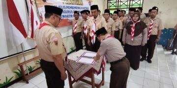 Siapkan Pramuka Terdepan, Kwarcab Batang Lantik Kamabiran