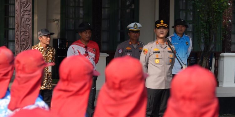 Jelang HUT ke-80 RI, Paskibraka Batang Digembleng hingga Dapat Motivasi Khusus dari Kapolres