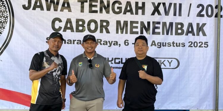 Anggota Kodim 0736/Batang Unjuk Gigi di Ajang Lomba Menembak Pra Porprov XVII/2025