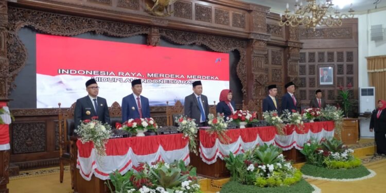 DPRD Batang Gelar Rapat Paripurna Dengar Pidato Kenegaraan Presiden di HUT Ke-80 RI