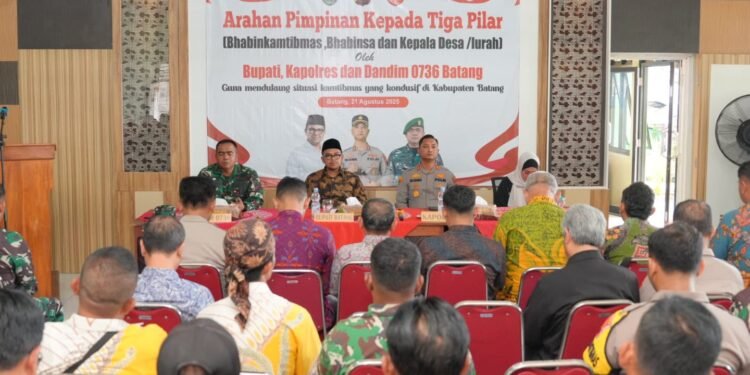 Arahan Pimpinan di Gringsing: Bupati dan Forkopimda Minta Tiga Pilar Batang Tingkatkan Pelayanan Masyarakat