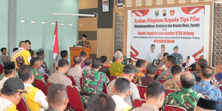 Arahan Pimpinan di Gringsing: Bupati dan Forkopimda Minta Tiga Pilar Batang Tingkatkan Pelayanan Masyarakat