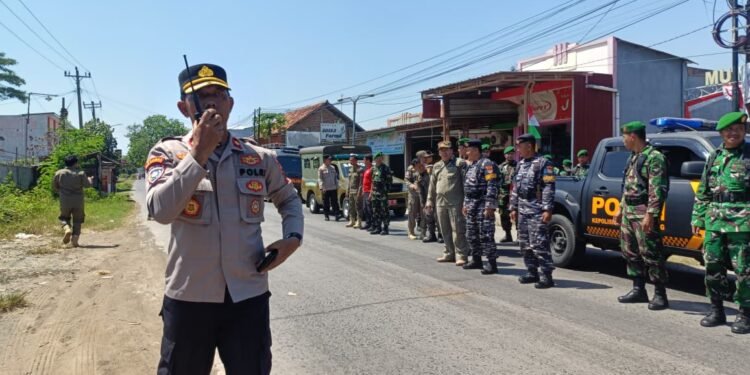 Jaga Kondusifitas Wilayah, Kodim, Pos AL, Polres dan Satpol-PP Batang Gelar Patroli Gabungan