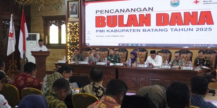 Bulan Dana PMI Batang 2025 Resmi Dimulai, Target Rp1,77 Miliar