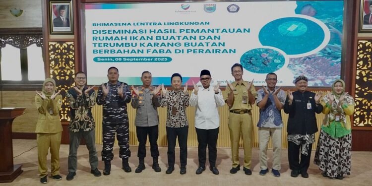 Terumbu Karang Buatan FABA PLTU Batang Mulai Dihuni Biota Laut