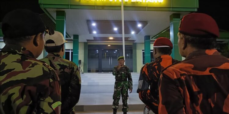 Ciptakan Batang Tetap Kondusif, Kodim 0736/Batang Gelar Patroli Bersama Ormas