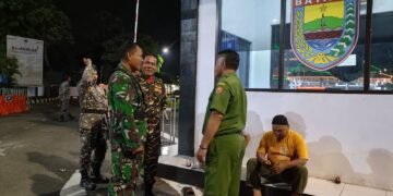 Ciptakan Batang Tetap Kondusif, Kodim 0736/Batang Gelar Patroli Bersama Ormas