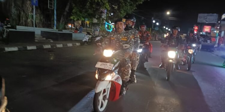 Ciptakan Batang Tetap Kondusif, Kodim 0736/Batang Gelar Patroli Bersama Ormas