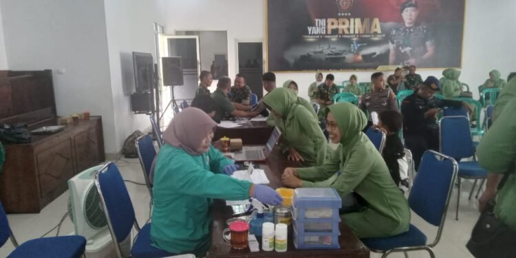 Kodim 0736/Batang Gelar Bakti Sosial Donor Darah