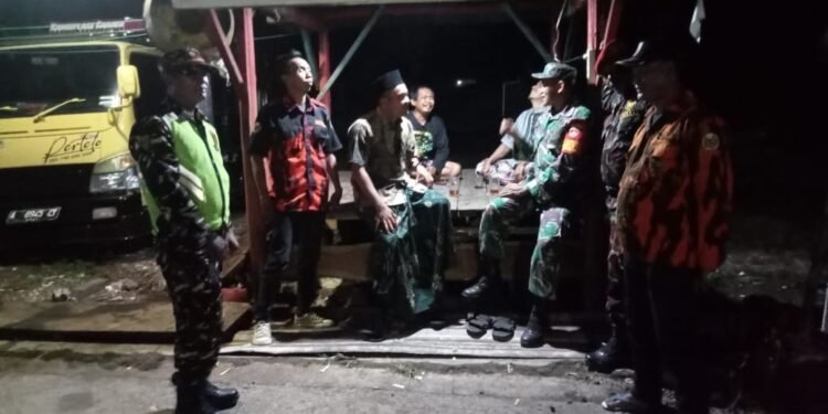 Jaga Keamanan Lingkungan, Koramil 03/Gringsing Ajak Warga Aktifkan Kembali Pos Kampling