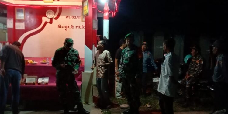 Babinsa Ajak Masyarakat Aktifkan Kembali Sistem Keamanan Lingkungan