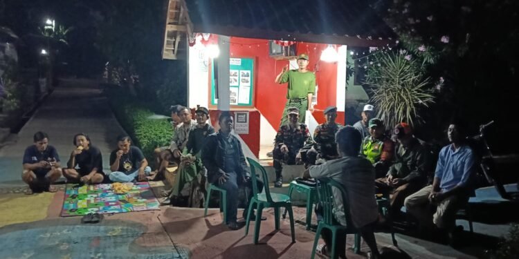 Siskamling Dioptimalkan, Kodim Batang Terjunkan Babinsa Berikan Pendampingan