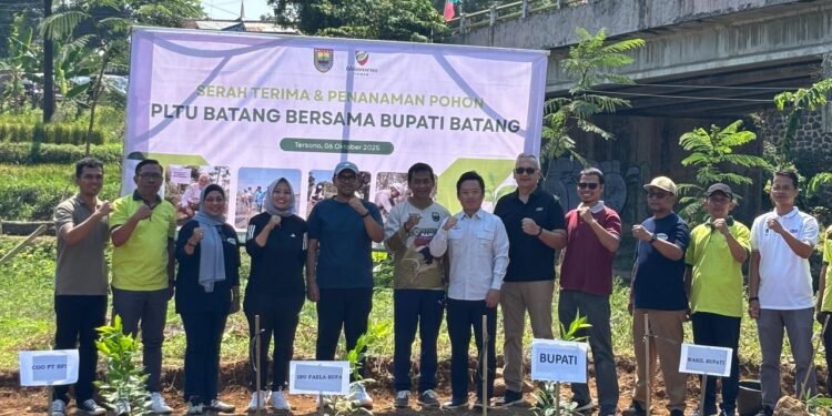 BPI Tanam Ratusan Pohon Bersama Pemkab Batang