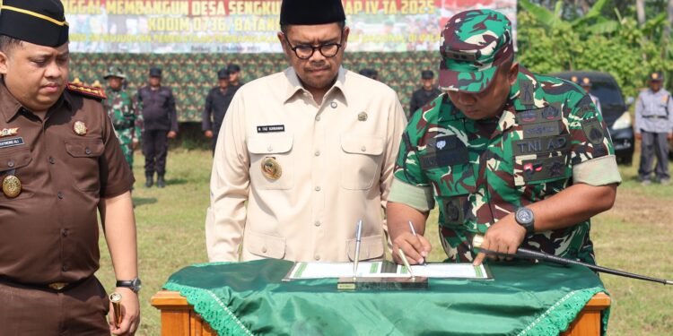 Bupati Batang Faiz Kurniawan Buka TMMD Sengkuyung Tahap IV Desa Wringin Ngintung