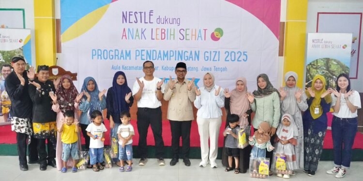 Nestlé Bantu Cegah Stunting Lewat Program Pendampingan Gizi di Batang