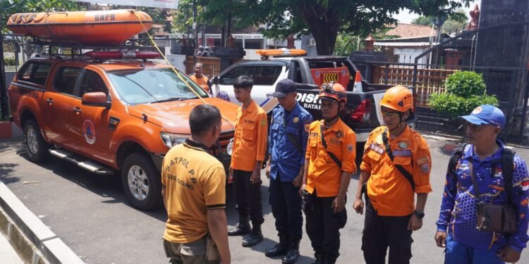 Latihan Tangani Banjir, BPBD Batang Perkuat Koordinasi Lintas Sektor