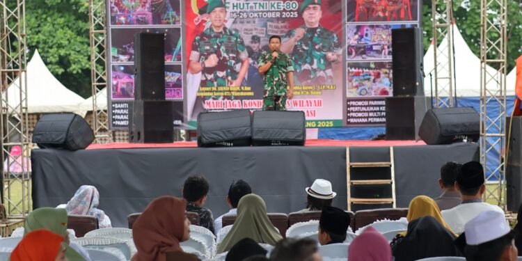 Sinergi TNI dan UMKM di HUT Ke-80, Ajak Warga Jaga Kondusifitas Wilayah dan Jangan Mudah Terprovokasi