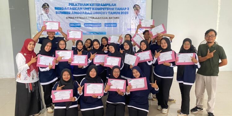 Peserta Pelatihan Disnaker Batang Langsung Dilirik Banyak Perusahaan