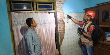 Gempa 3,4 M, Sejumlah Rumah di Desa Jambangan Batang Rusak