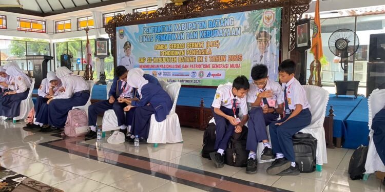 Tanamkan Karakter Siswa, Disdikbud Batang Gelar LCC Pancasila