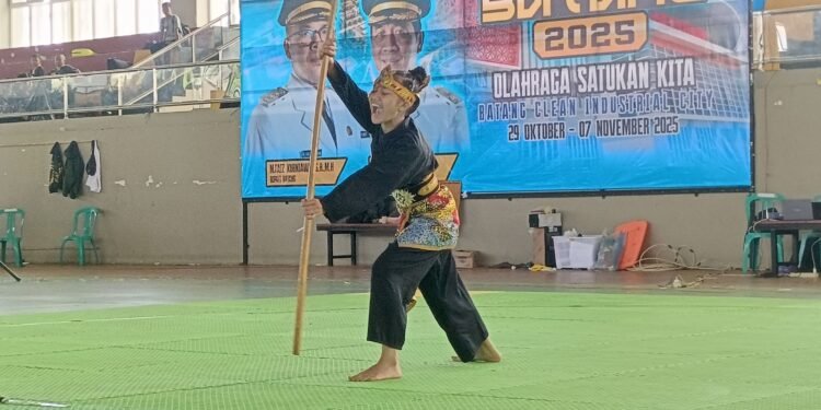 Ratusan Atlet Pesilat Tunjukkan Sportivitas di Popda Batang