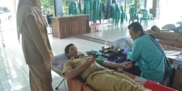 Sambut HUT KORPRI Ke-54, Pemkab Batang Gelar Aksi Donor Darah