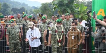 Dorong Swasembada Pangan Nasional, Kasad Resmikan Pompa Hidram di Banyumas