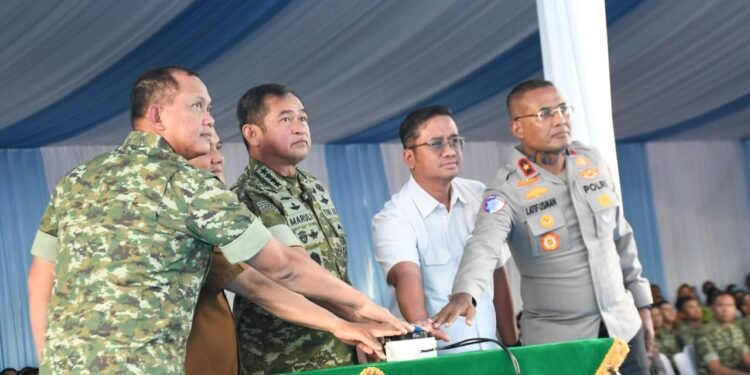 Dorong Swasembada Pangan Nasional, Kasad Resmikan Pompa Hidram di Banyumas