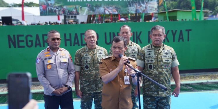 Dorong Swasembada Pangan Nasional, Kasad Resmikan Pompa Hidram di Banyumas