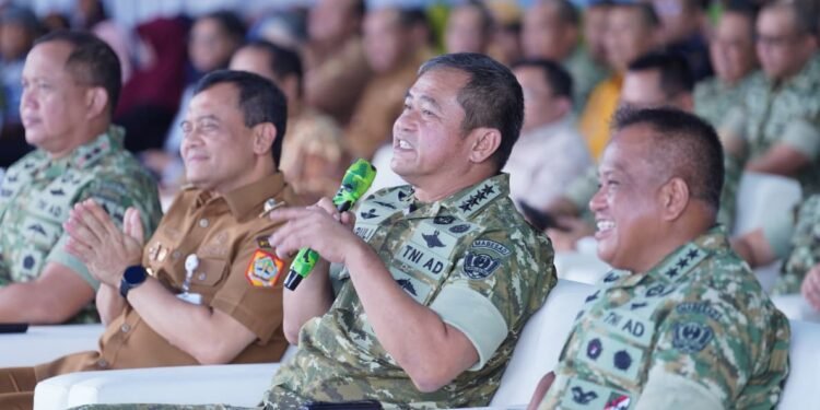 Dorong Swasembada Pangan Nasional, Kasad Resmikan Pompa Hidram di Banyumas