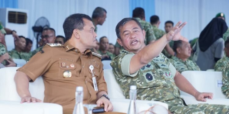Dorong Swasembada Pangan Nasional, Kasad Resmikan Pompa Hidram di Banyumas